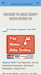 Mobile Screenshot of laruecountywater.com